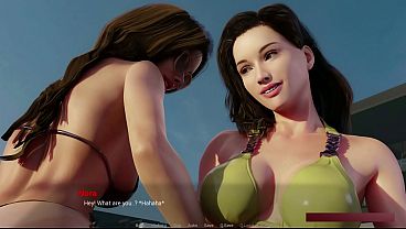 Away From Home 2 - Chiloe Giving Blowjob to Liam and stopped it before he cum in the bathroom