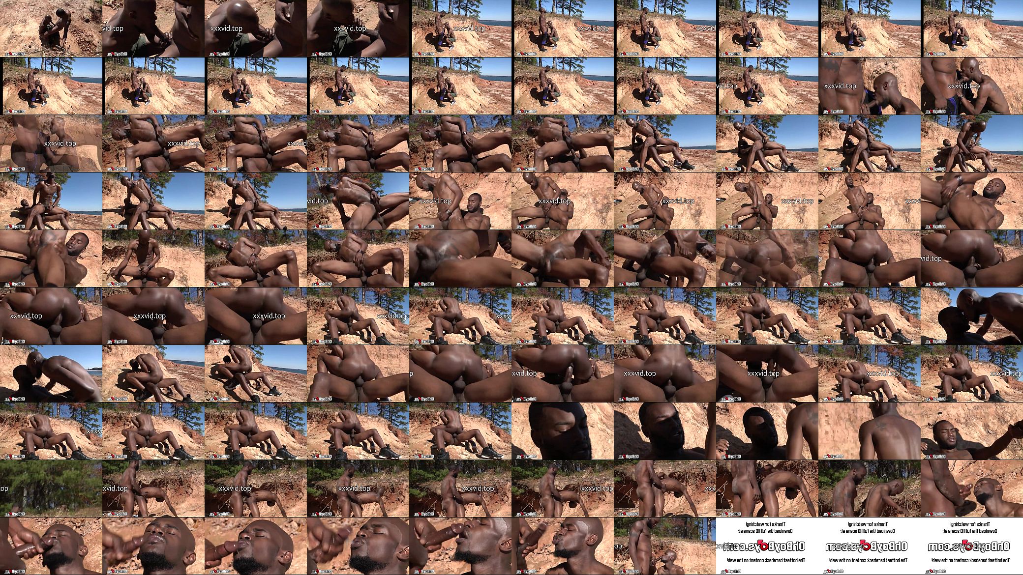 Two well trained african men have sex 预览图