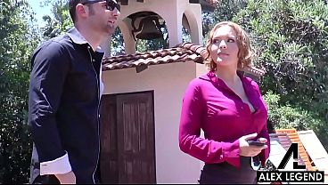 Outdoors Pussy Action Alex Legend Fucks Curvy Redhead Krissy Lynn!