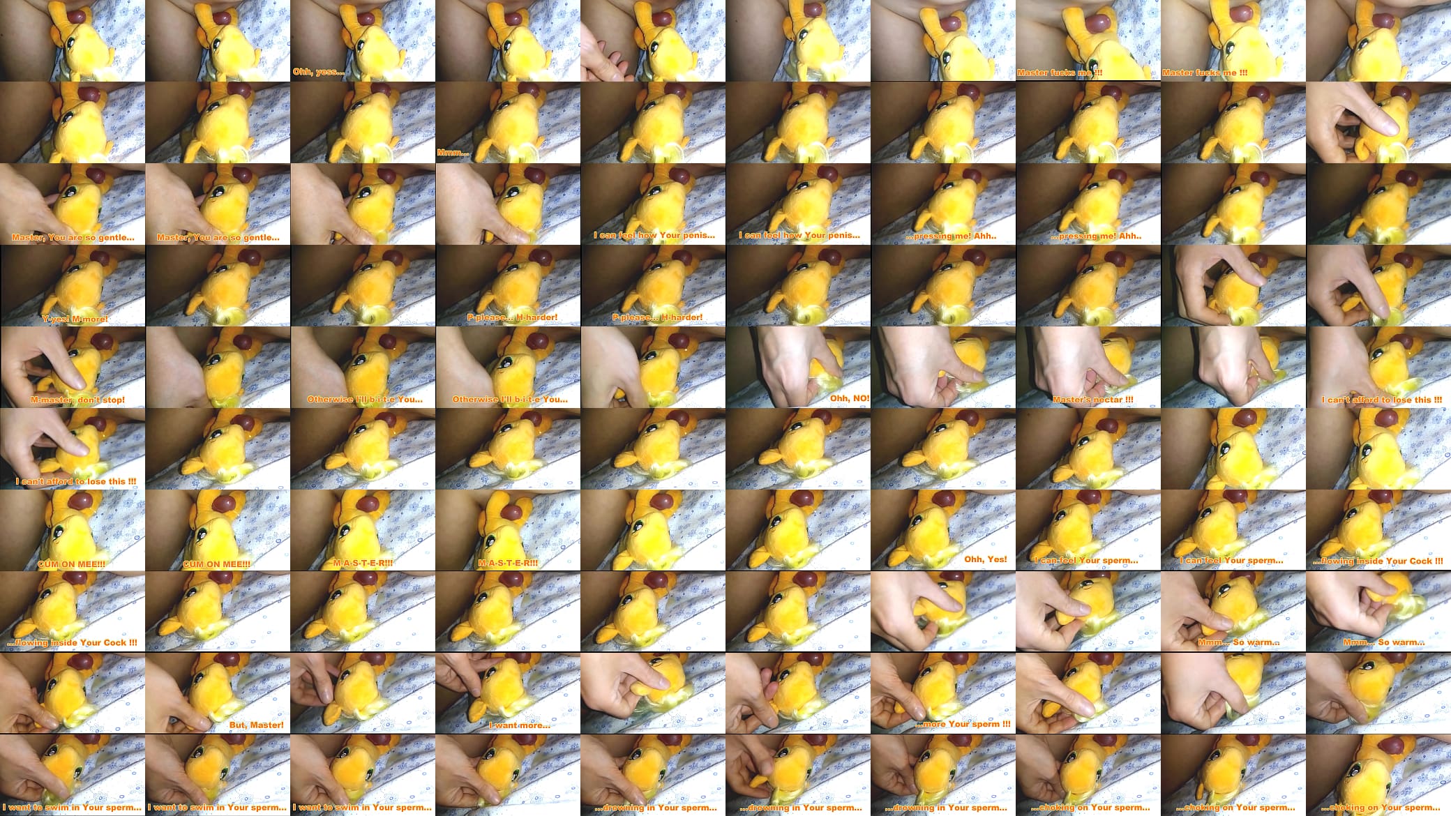 [EroNekoKun] - Story about my MLP Plush Sexslave AppleJack: Fast Night Fuck 预览图