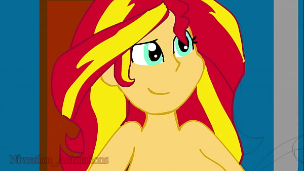 Sunset shimmer test animation 1 and Connie Steven universe