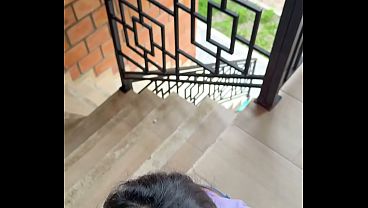 casual sex with my stepsister on the stairs and at her grandmother's house