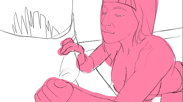 Big Tit Rabbit sucking carrot