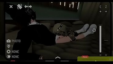 VRChatでトランスジェンダーの売春婦が私のペニスをしゃぶっている