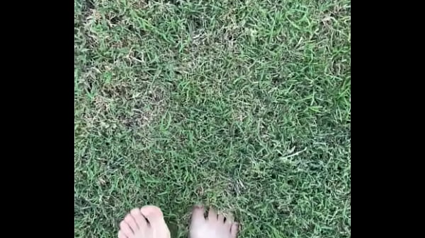 Feet on the grass