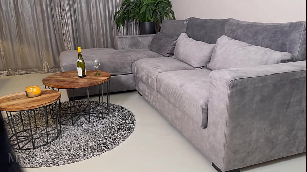 Sexy Mini Dress and Glossy Pantyhose Masturbation