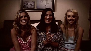 After stripping down to just their sexy lingerie, the insatiable blondes can begin their...