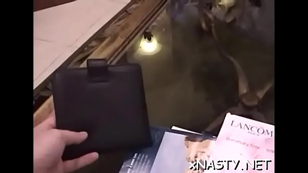 Stupefying maid endures hard sex