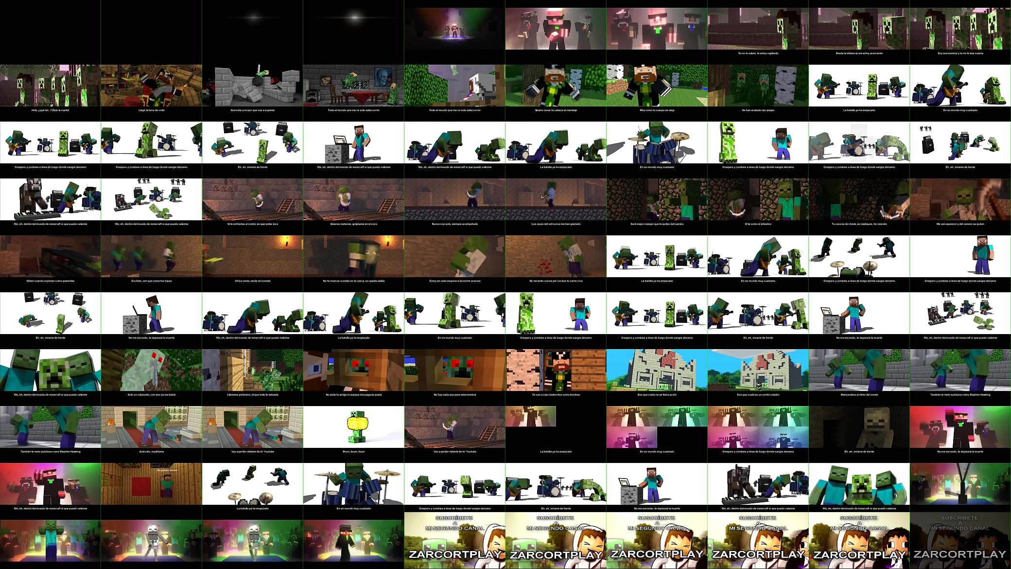 Creeper VS Zombie Zarcortgame 预览图