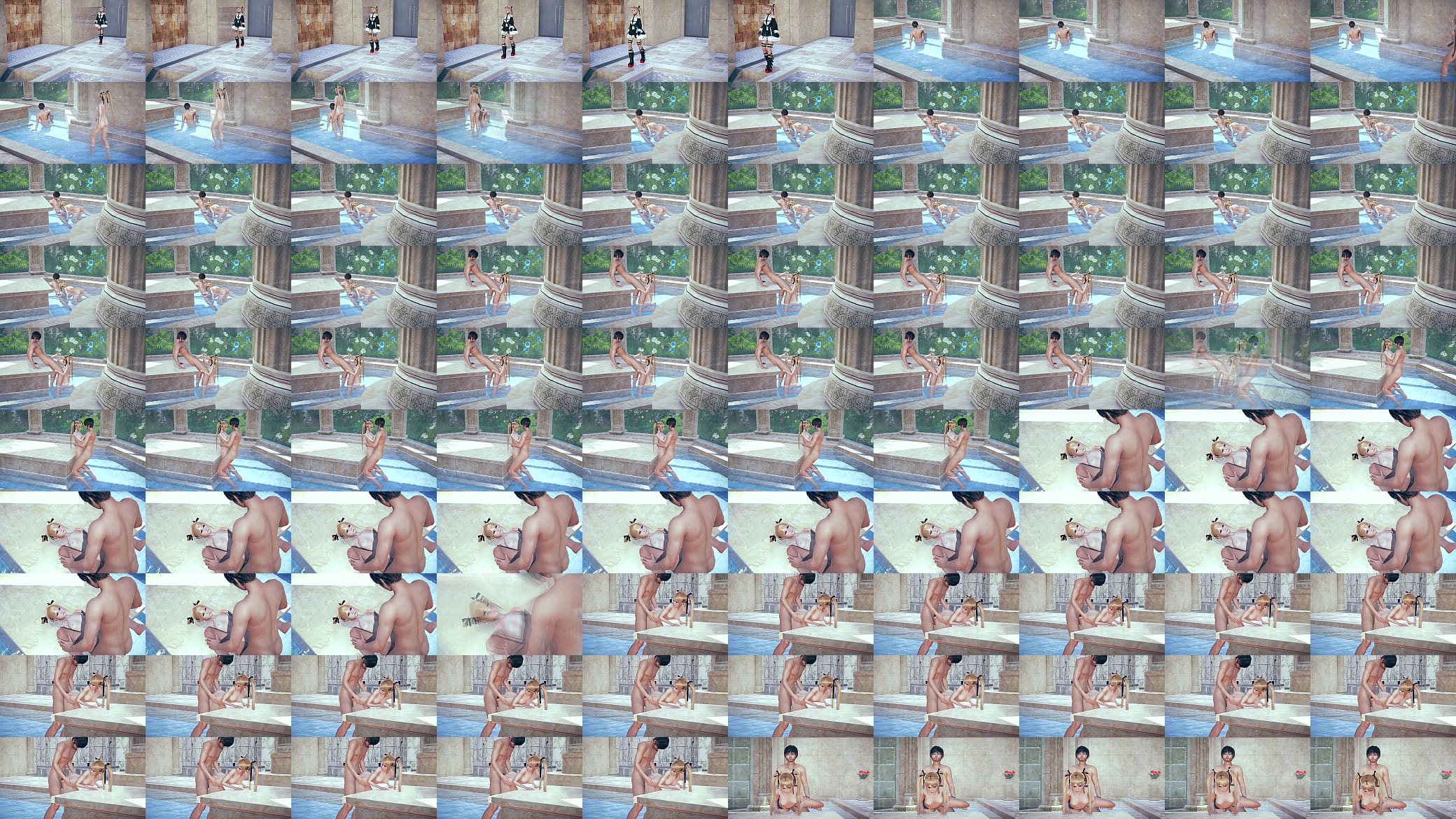 DOA Marie Rose in public bath house 预览图