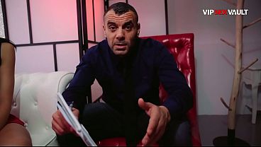 FMM Blowjob Training: Slim Latina Licks His Shaft and Deepthroats His Fucking Cock on Command