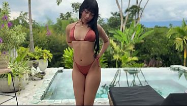 POV sex at the pool with the best friend of my boyfriend!