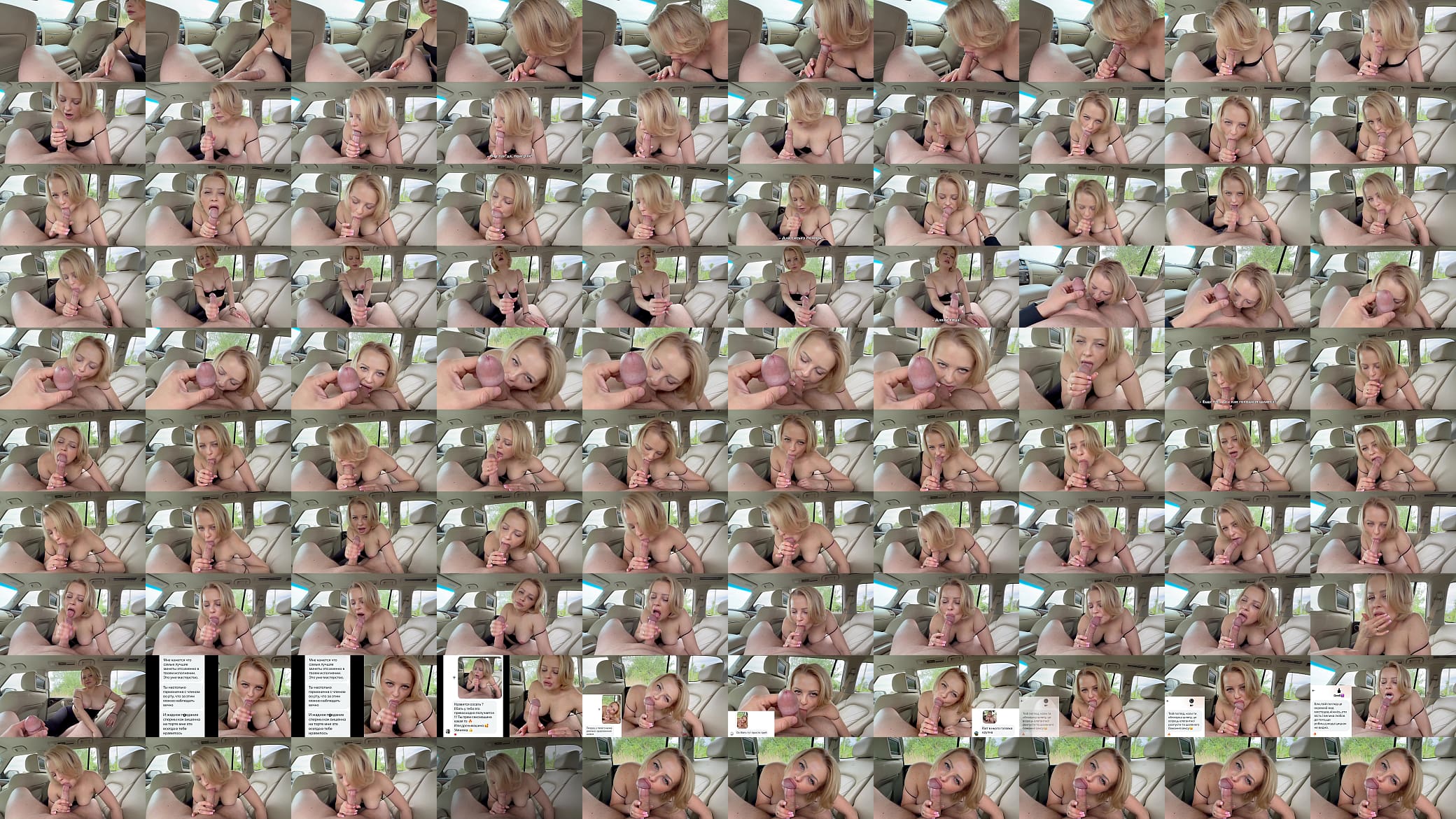 Juicy Blowjob in the Car: Swallowed Finish 预览图