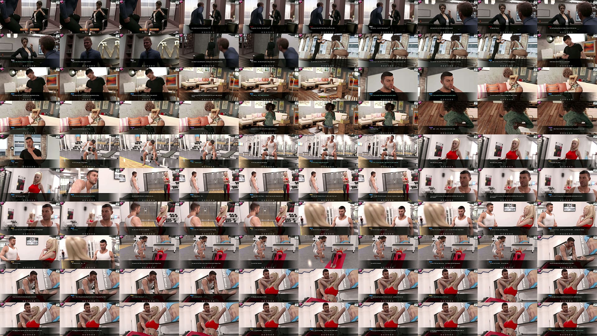 Burning Boundaries 12 - Mike Helps Jane in the Gym Gets Hard Then Chooses Her as Photography Model 预览图