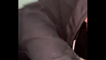 Homemade threesome with a young Latina ends in double penetration and anal creampie