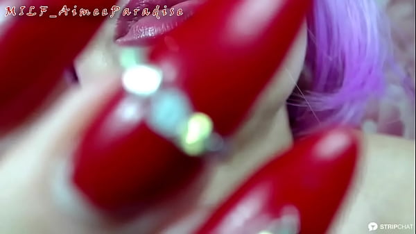 Download Video - A depraved mature bitch with purple hair and big tits masturbates&period;&period;&period;