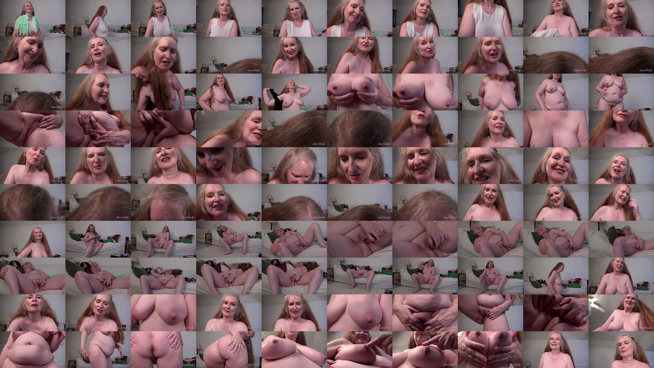 AuntJudys - Your Busty 61yo GILF Stepmom Maggie Jacks you Off &amp; Sucks your Cock 预览图