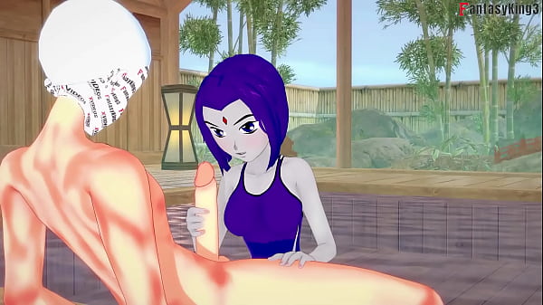 Raven bikini blowjob | 1 |Titans
