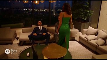 Hotwife brings her young lover into the house ( AI Generated )