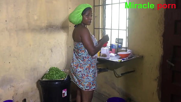 Download Video - Second kitchen sex with my ebony cleaner