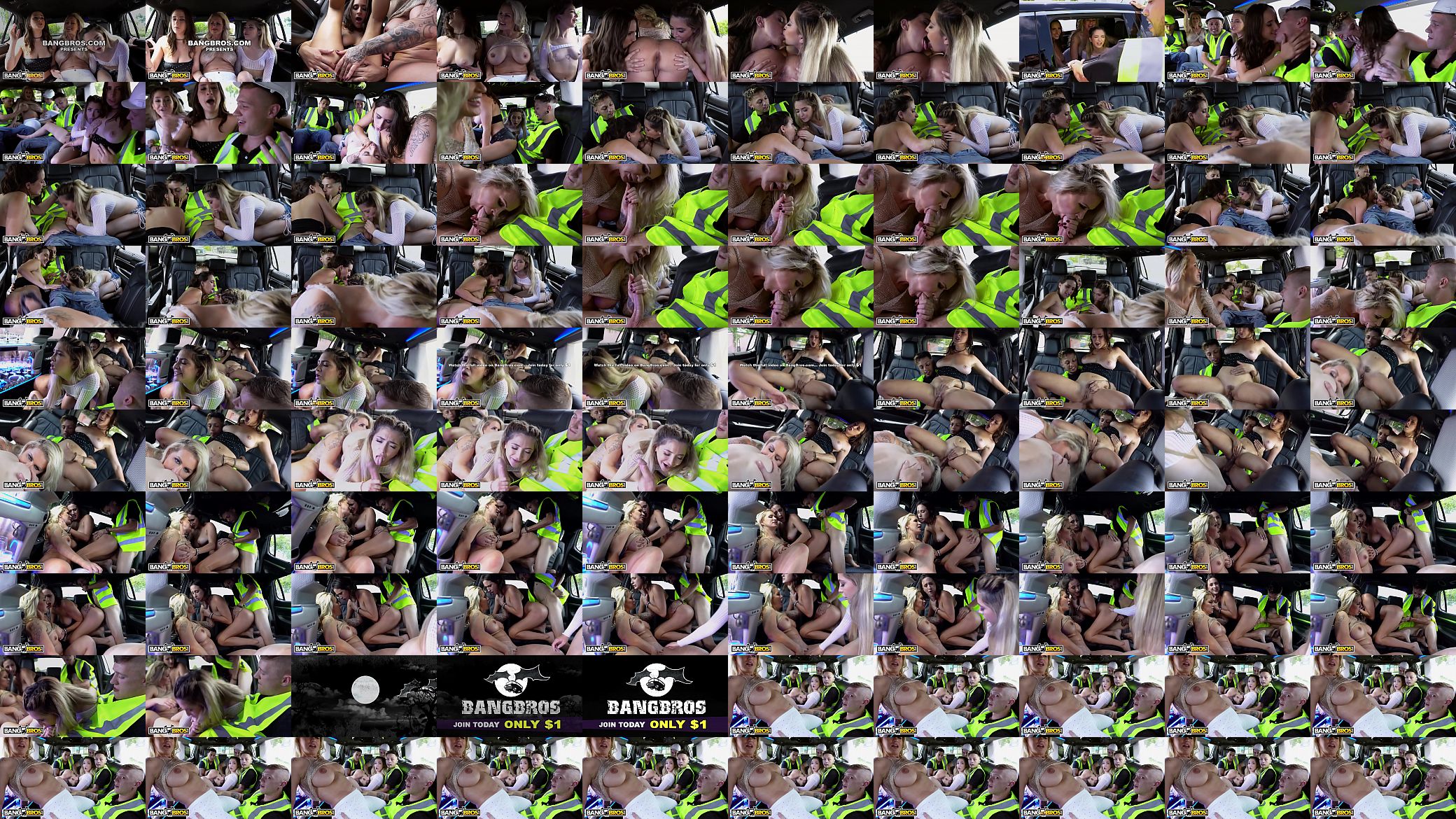 BANGBROS - Wild Limo Ride With Ashley Adams, Jane Wilde and Ryan Conner 预览图