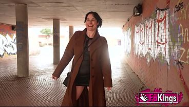 Playing the hot stepmom game. Emmita Smiles fucks a huge cock on FAKings