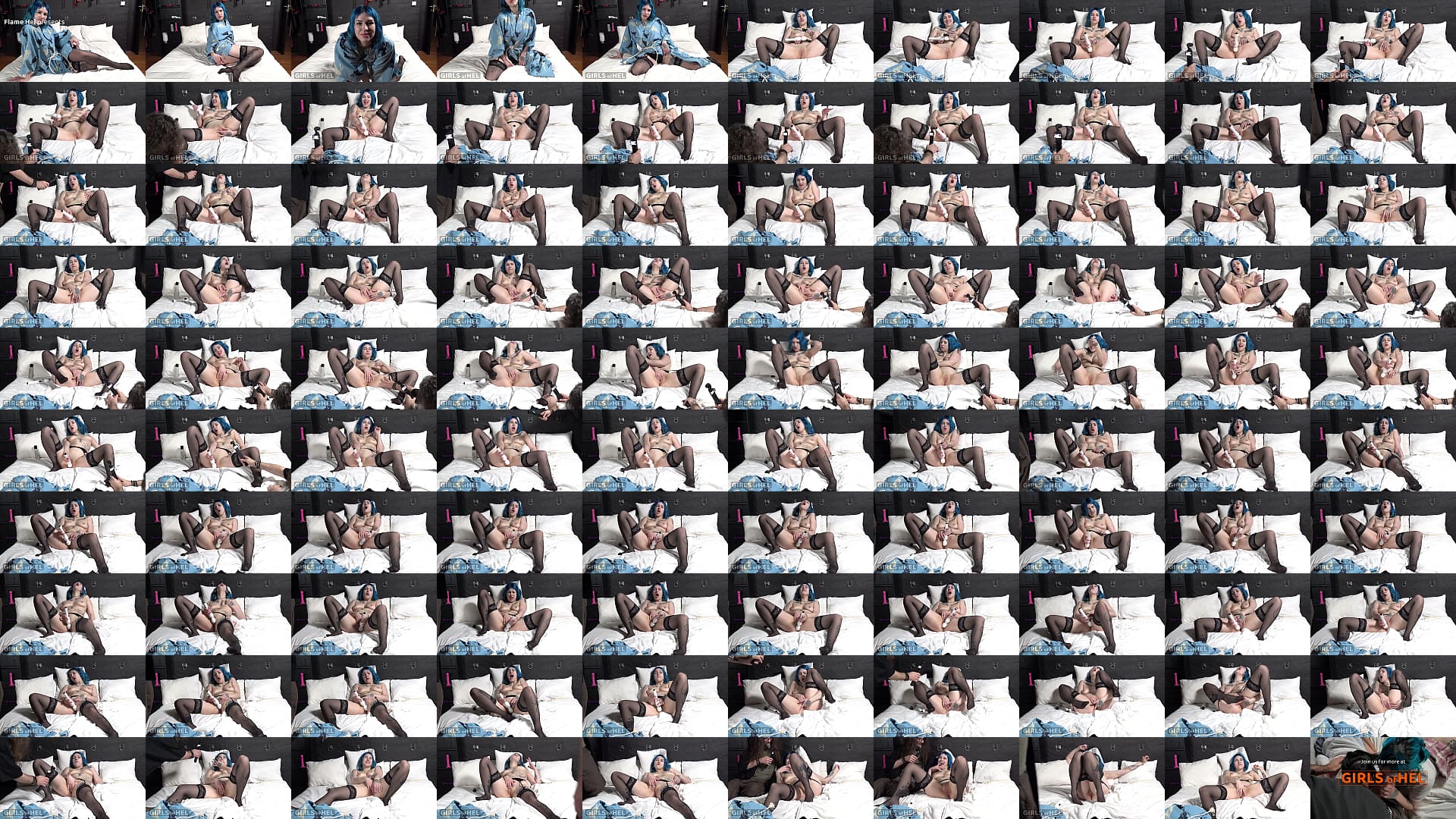 Model masturbates on a video shoot in front of the camera man 预览图