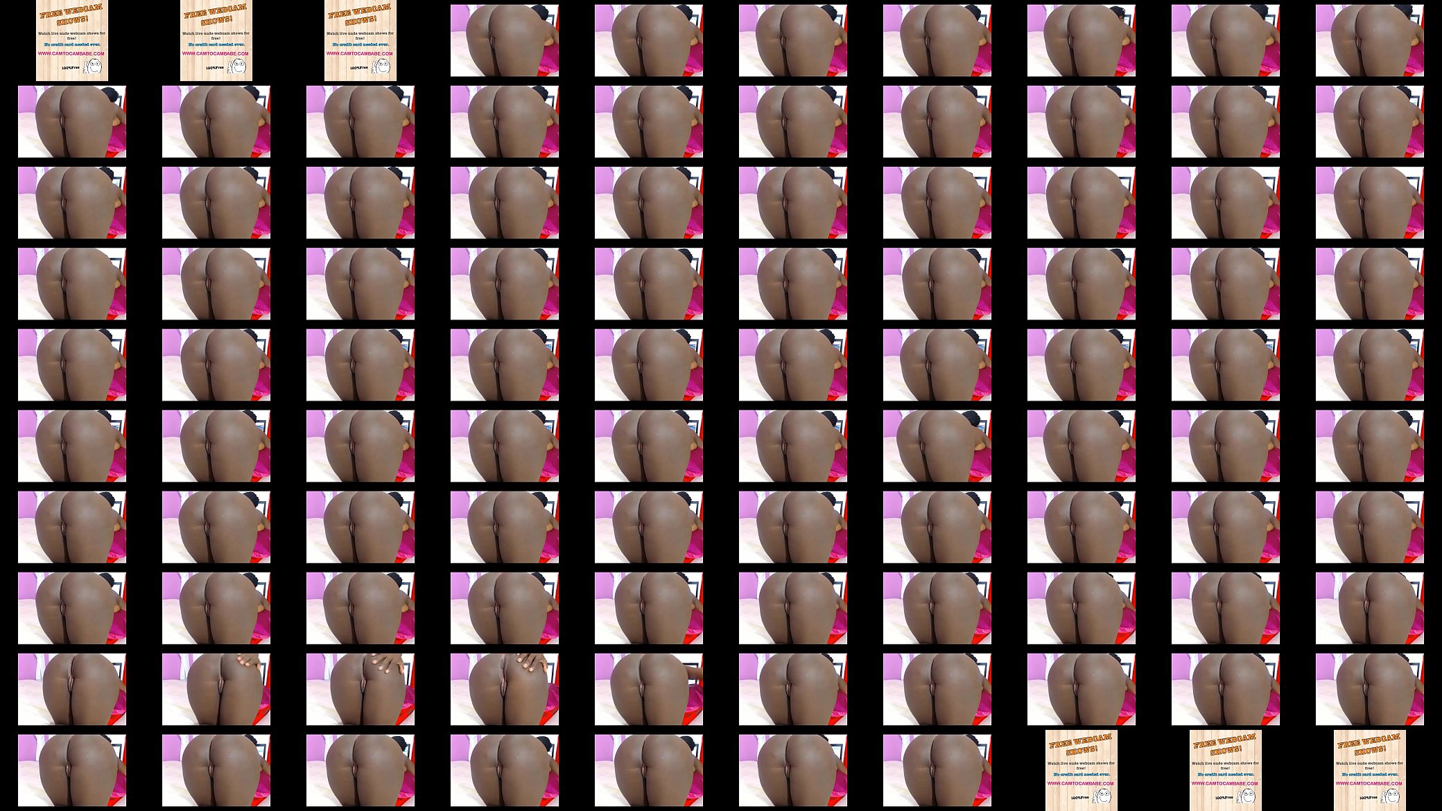 Big Ass Ebony on chat cam 预览图