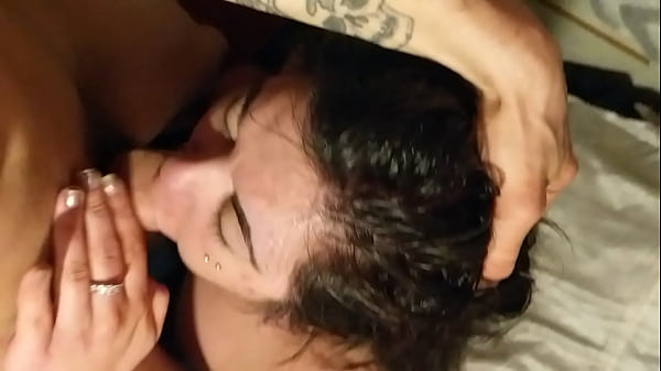 Begginer Practicing Deepthroat for the first time