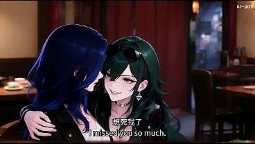 Crushed on Her, Hooked Up with Her Bestie After Dinner Episode 4 AI Generated,CX