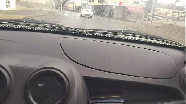 I'm taking an UBER and my neighbor's wife gave me a delicious blowjob in the car