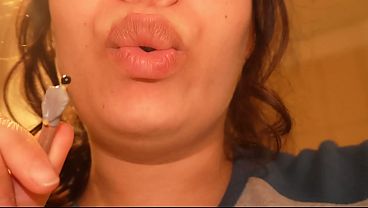 Giantess Mouth Close Up Tiny Husband Faces His Biggest Fear