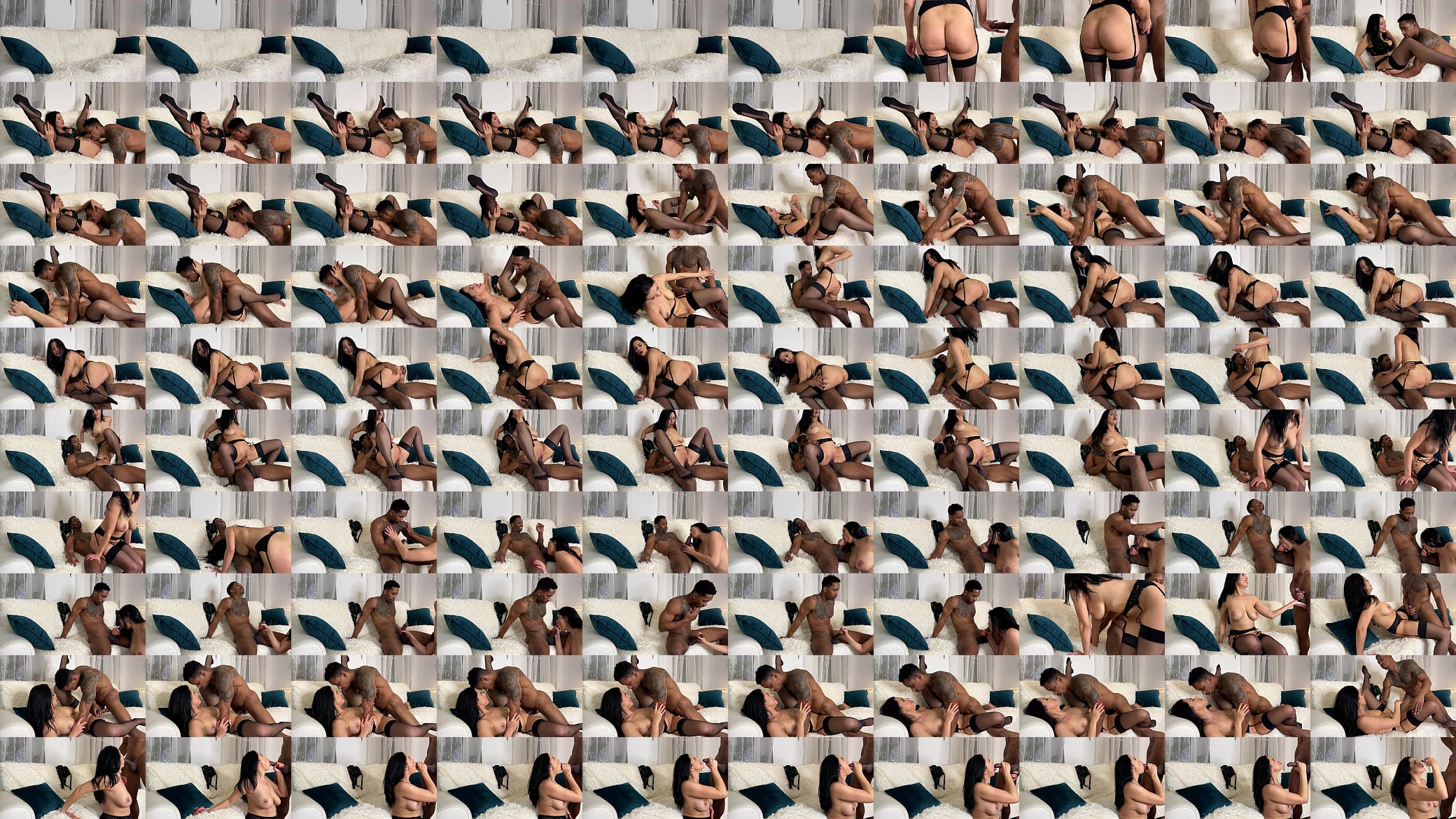 Morena con tetas muy grandes se cabalga a su compa&ntilde;ero de piso que tiene una buena bbc 预览图