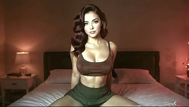 Brunette slut fucked me senseless in the dim-lighted room.[AI]