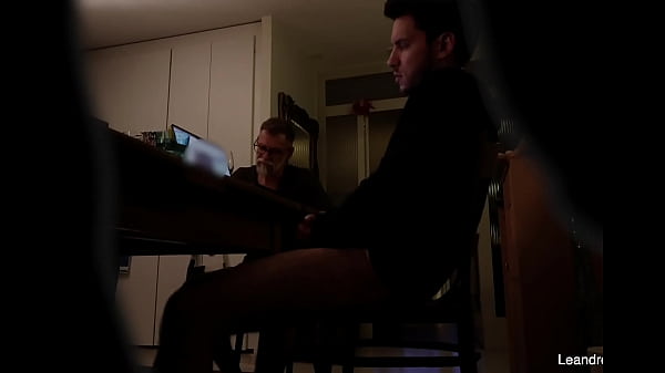 His real step grandpa watches step grandson jerk off (gay)