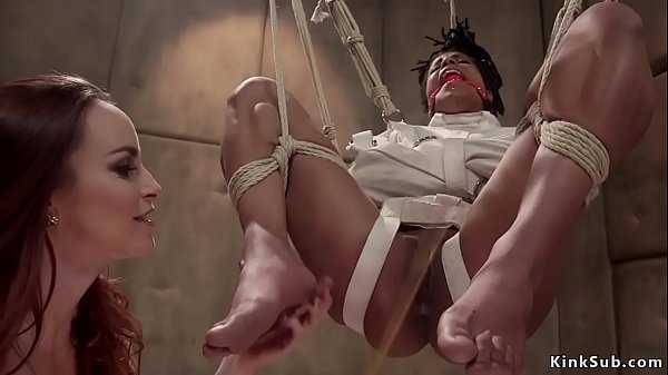 Ebony detective anal fucked by prisoner