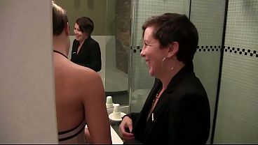 After A Spanking, Tina Horn Straps On A Cock To Fuck Andre Shakti