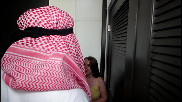 Tiny blonde sucks off thick arab dick until it cums in her mouth multiple times ft Alice Merchesi