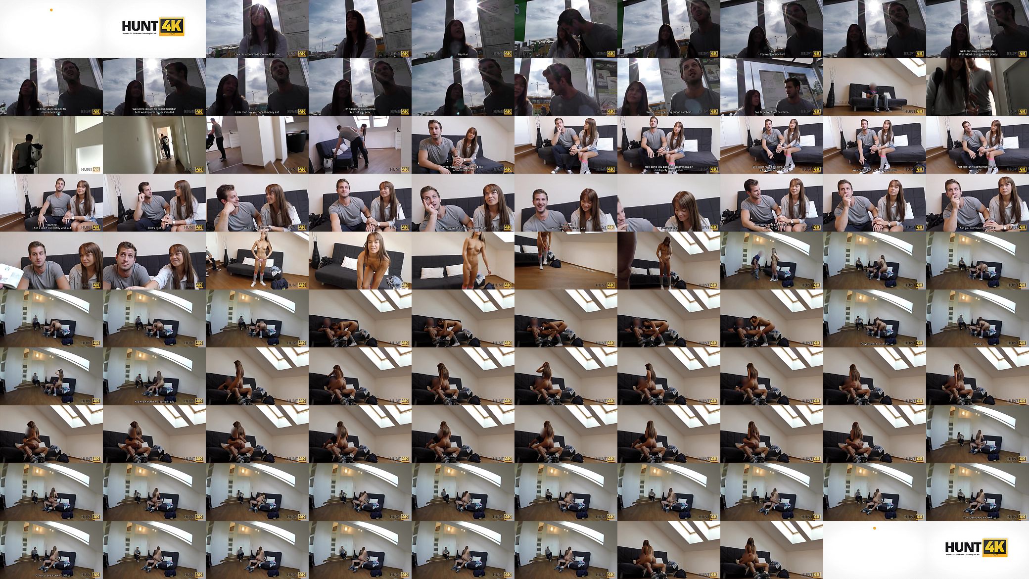 HUNT4K. Angella Christin from bus station comes to service hunter for money 预览图