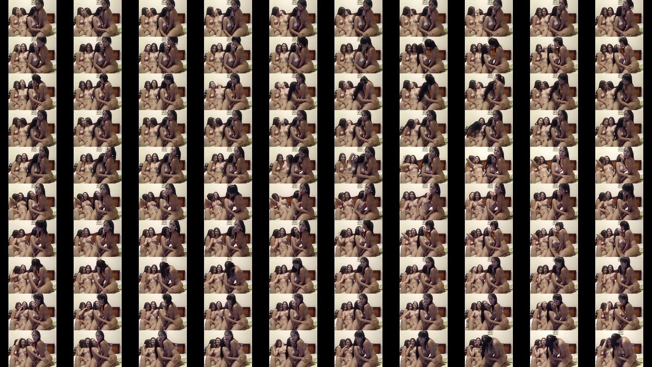 Lesbianas en grupo masturb&aacute;ndose por webcam 预览图