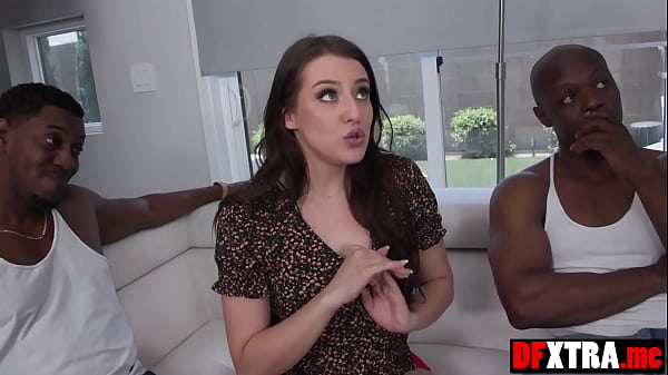 Download Video - Cuckold queen Aubree Valentine interracial fucked by two big black cocks