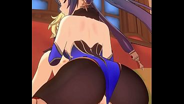 Mona Ride on Couch - - Genshin Impact Hentai Animation