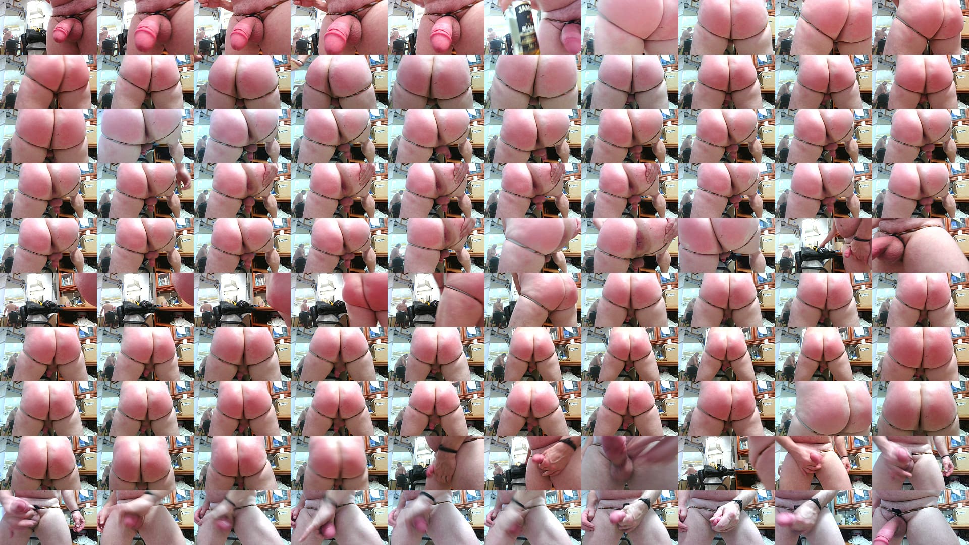 Joey&#039;s Thick cock and swollen butthole lips on display 预览图