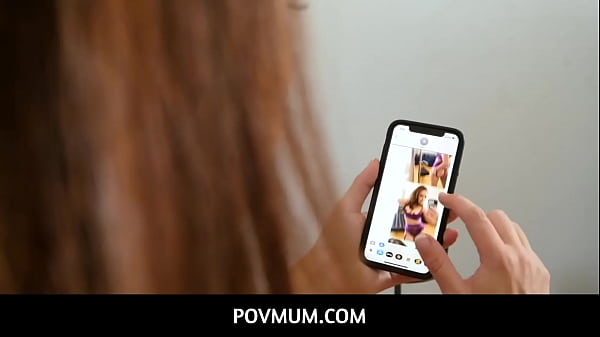 PovMum  -  StepMom Carmen Valentina to the rescue as she finds out that her stepson is being bullied in class, so she took off her clothes and started fucking