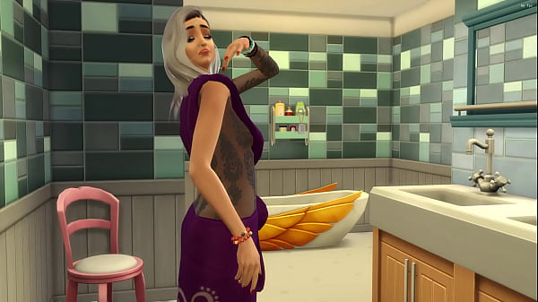 step Son enters the Mother's room while she is taking a nap to have sex with her and make her pregnant after masturbating in front of the computer  - Indian Mom And Son