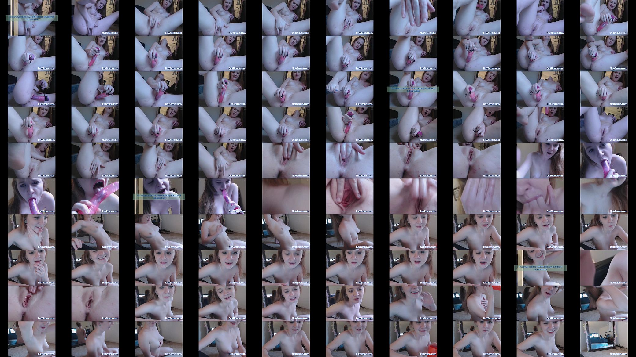 Amateur whitegirl masturbates with her toys livecam 预览图