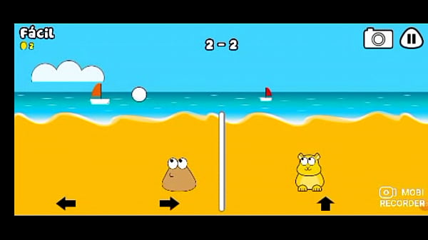 Imperdible Mi Pou se coge a una ardilla en el voley