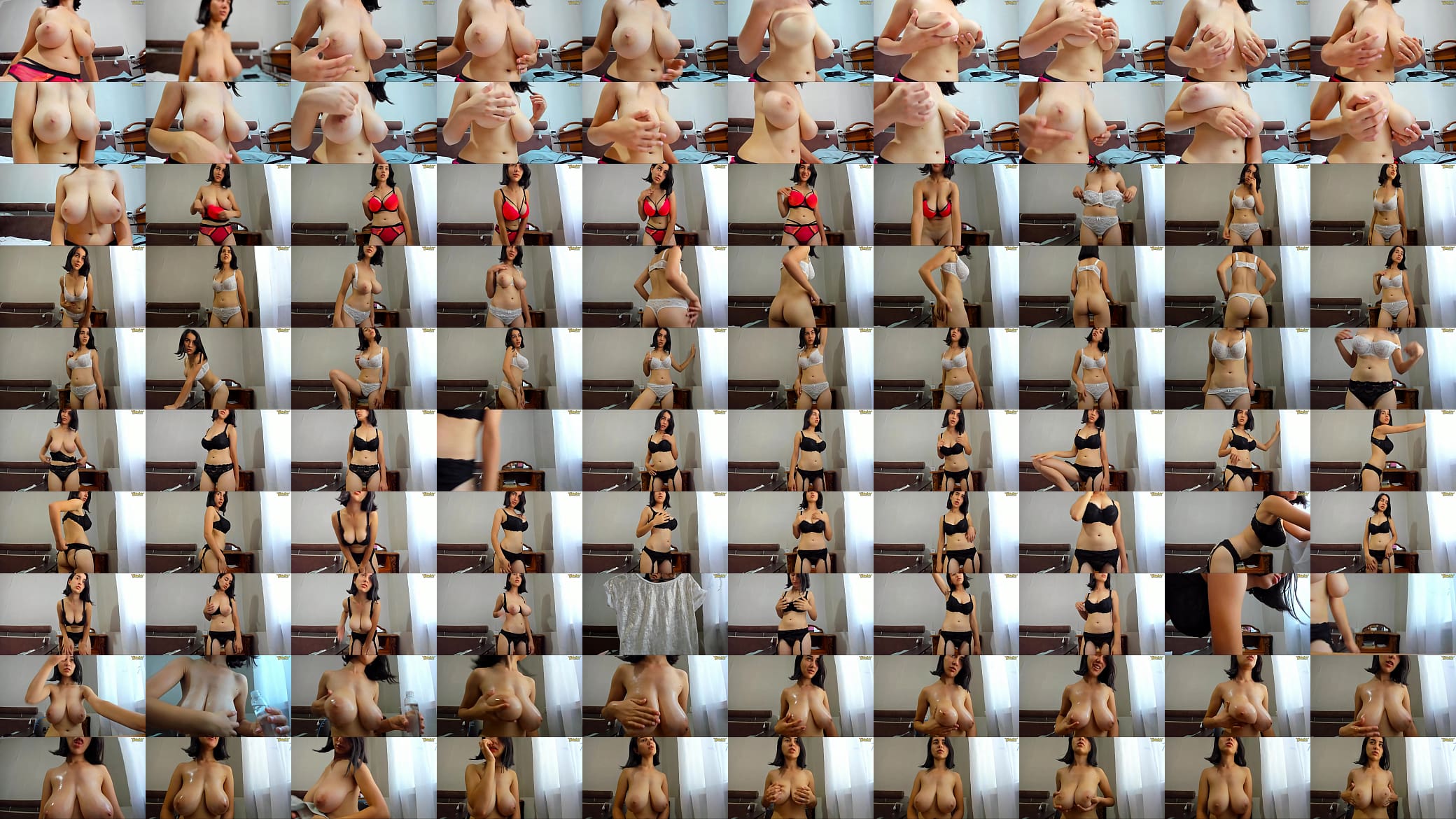 Hot sweet Myla Angel for you! Oiled tits, sexy underwear! 预览图