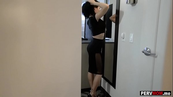My busty MILF stepmom made me cum without fucking me