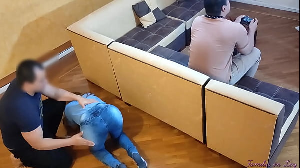 My Boyfriend Is Very Entertained With The Video Game And He Doesn't Serve Me I Take Advantage To Ride Him A Chub With My step Brother-in-Law Who Fucks Me From Behind My Cuckold Boyfriend NTR